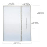 Universal Sliding Door Air Conditioner Sealing Cloth Sliding Window Air Lock Seal Cloth for Mobile Air Conditioners
