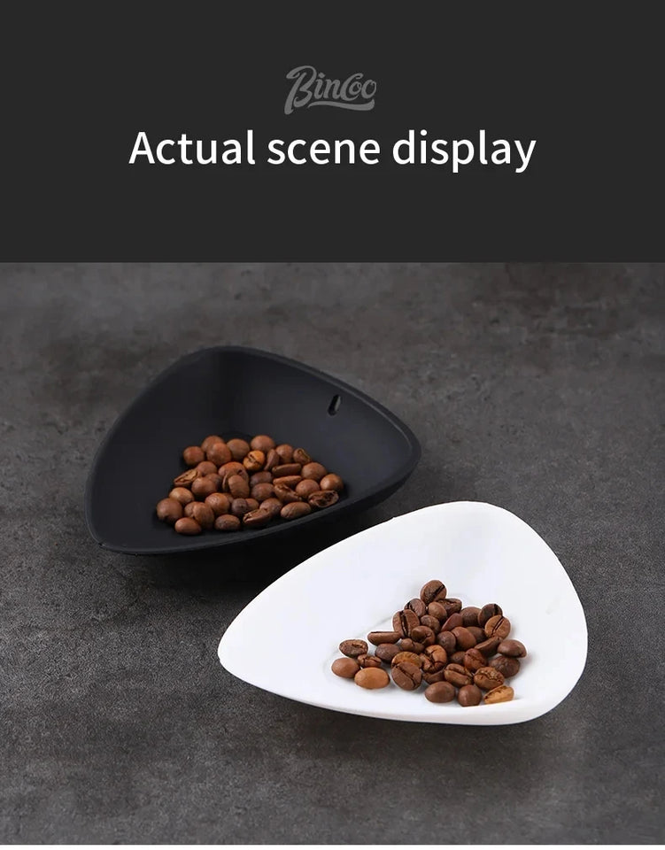 Coffee Bean Weighing Dish Beans Dose Trays Measuring Cup Handheld Coffee Container Spoon Shovel Tea Coffee Trays Precision Grind