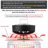 4 Blades Stove Fan Heat Powered Fireplace Fan Log Wood Burner Eco-fan Quiet Fireplace Fan Warm Heat Distribution Winter Home무동력팬