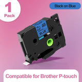 Markdomain 1PK 6mm/9mm/12mm 231 Label Tape Compatible for Brother P-Touch Label Maker for TZ TZE 131 231 431 531 631 731 Ribbon
