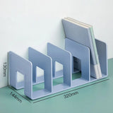 1Pcs Acrylic Desk Organizer 4 Compartment Bag Closet Shelf Divider Bookshelf Tabletop Colorful Four Frames Book Stand