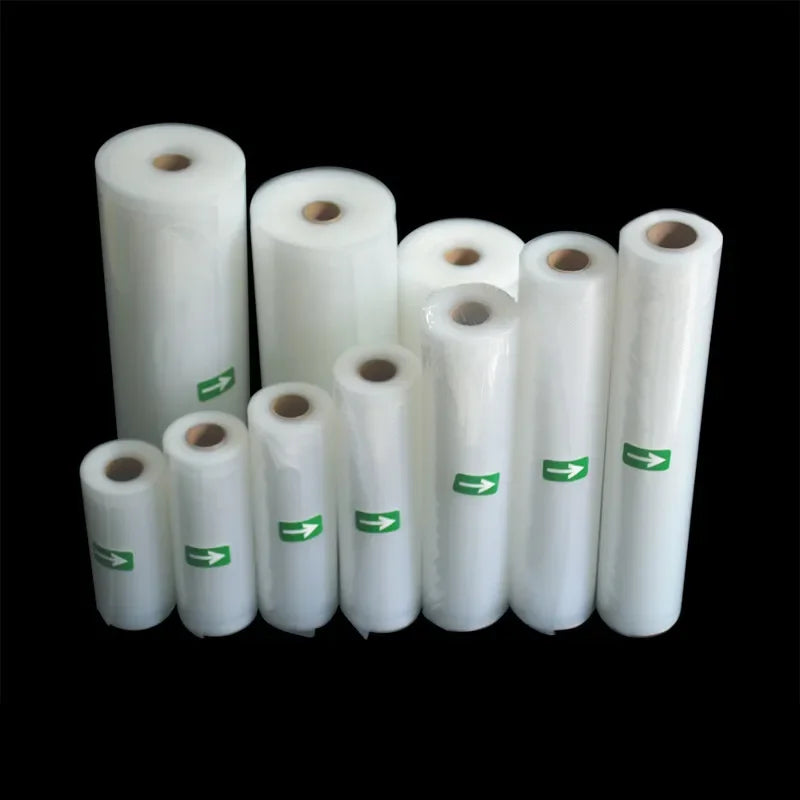 Vacuum Sealer Packing Bag, Vacuum Packer, Storage Bags, Food Fresh, Long Keeping, 12 cm, 17 cm, 20 cm, 22 cm, 25 cm28cm x 500cm