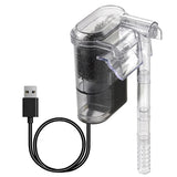 Fish Tanks Suspended Filter 2.5W 250H/L Hang Up Filter Oxygen Water Pump USB Mini Filter Aquarium Fish Tank Filter Water Purifie