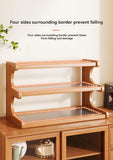Bamboo Desktop Storage Rack Cup Dish Stationery Holder Books Shelf Bookcases Multi-layer Desk Organizer Office Home Supplies
