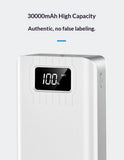 Power bank with a large capacity of 30000 mAh fast charging for mobile phones mobile power bank charging digital display