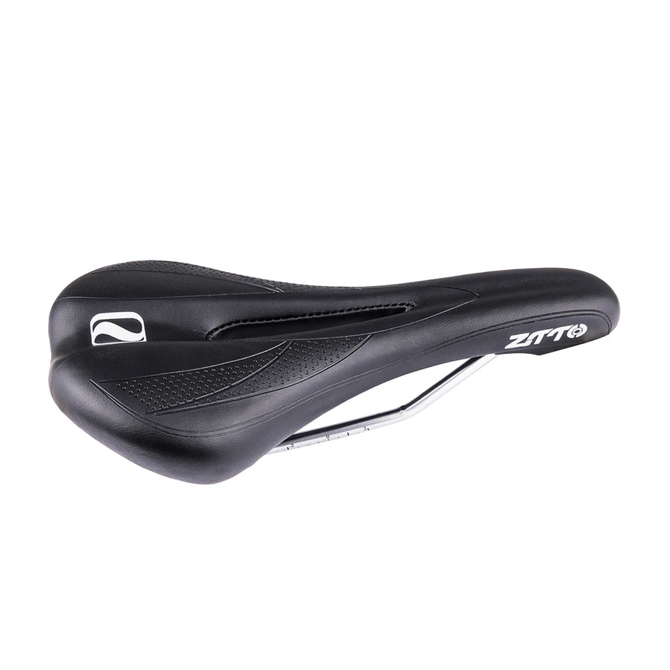ZTTO Bike Seat Soft MTB Road Bike Saddle Pain-Relief  PU Leather Breathable Seat Cushion Bicycle Saddle Cushion Bicycle Parts