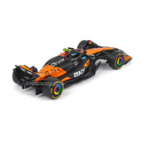 Bburago 1:64 McLaren F1 2025 MCL39 #4 Lando Norris #81 Oscar Piastri car model series children's Christmas boy gift toys