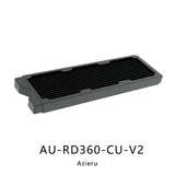 Bykski Azieru AU-RD360-CU-V2 360mm 3x120mm Copper Radiator Water Cooling