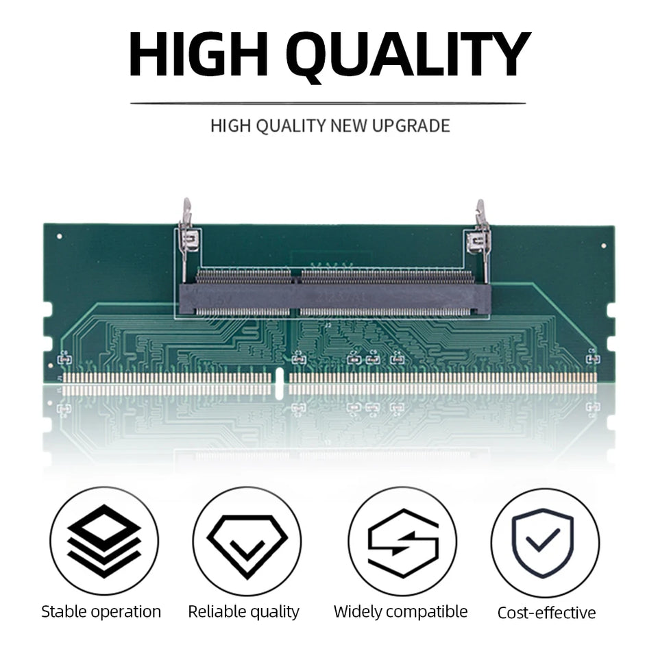 Laptop To Desktop Memory RAM DDR3 DDR4 DDR5 Memory Adapter Connector Card