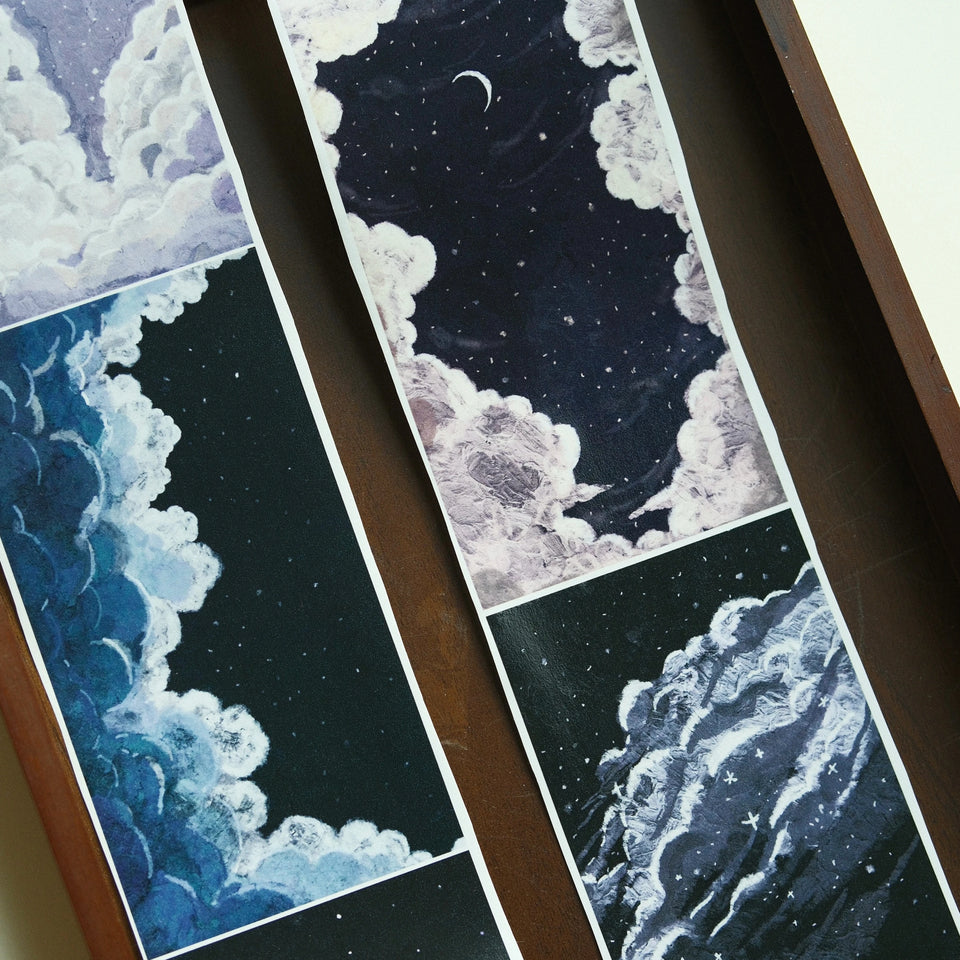 Fairy Tale Sky Background Base Washi Pet Tape
