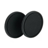 2pcs Black Car Auto Cup Holder Anti Slip Insert Coasters Pads Interior Accessories For Most Cups Accessories