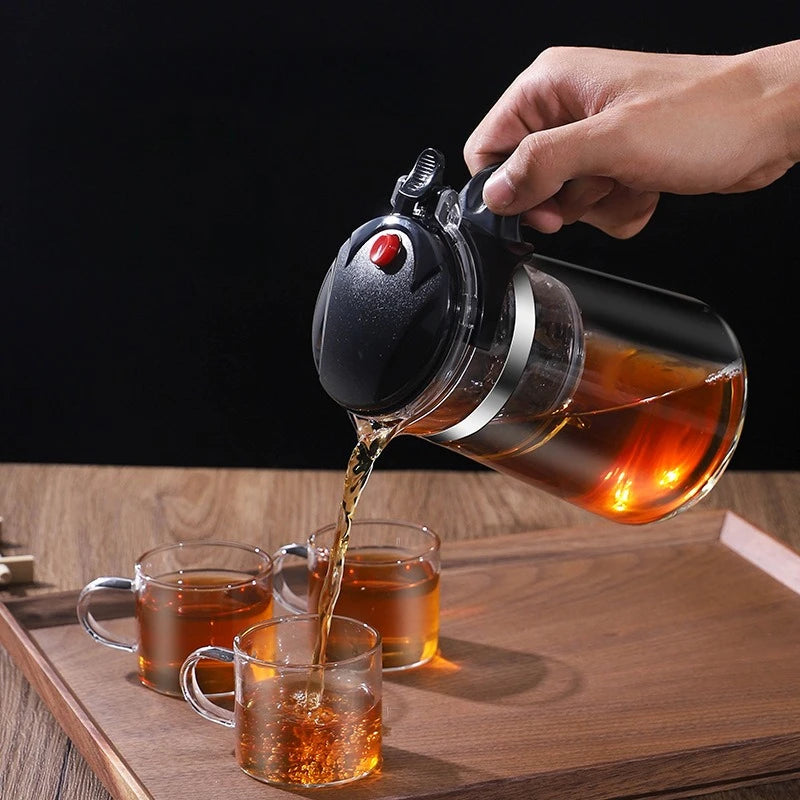 Tea cups, tea separation filters, tea brewers, household glass tea sets, cup sets, elegant cups, teapots