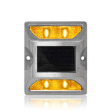 Solar Powered Aluminum Road Stud IP68 Waterproof Raised Pavement Marker Cat Eye Road Studs