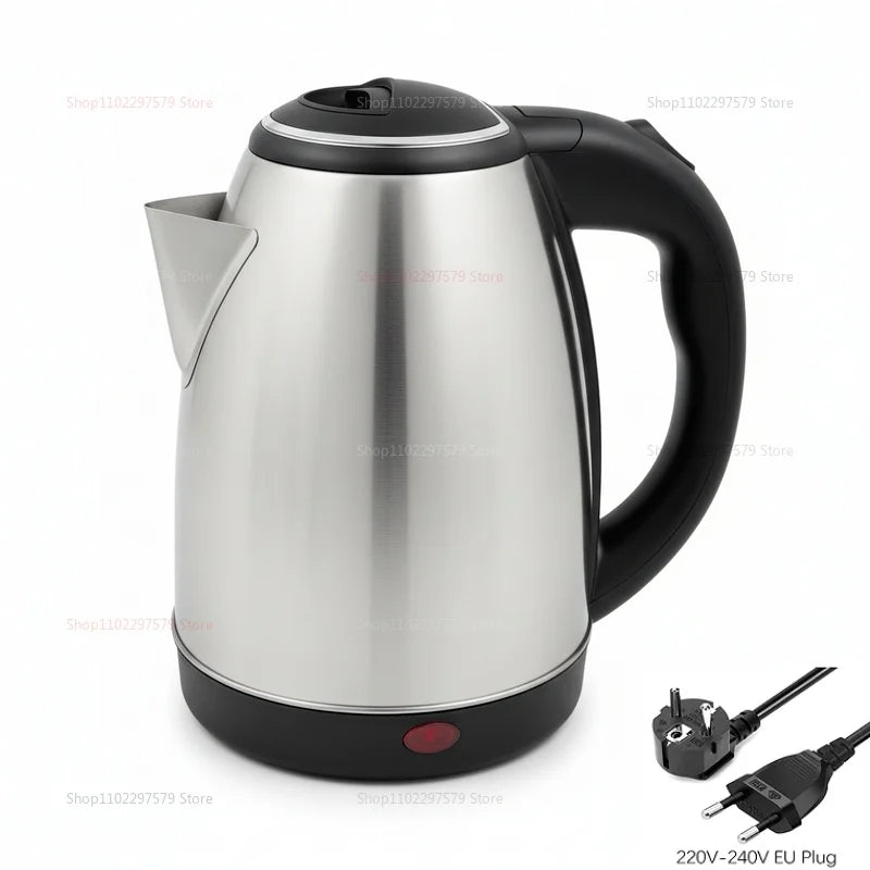Electric Kettle 304 Stainless Steel Durable Portable Water Boiler Pot Fast Boil for Home During  Electric Water Kettle for Home