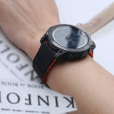 26/22mm Silicone Watch Band for Garmin Fenix 7 7X 6 6X Pro 5 5X Plus 3 HR Enduro Epix Gen 2 Smartwatch Magnetic Loop Wrist Strap