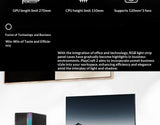 WJCOOLMAN Craftsman Series Small Chassis Home-Type Desktop Computer Supports M-ATX Motherboard - Compact Gaming PC Build