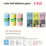 Mini Portable Printer,Thermal Label Maker Printer,For Wireless Bluetooth Photo Memo Stickers Inkless Suitable For Home, Office