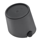 Serviceable Shock Absorption Coffee Knock Box with Espresso Cleaning Brush, Removable Knock Bar Espresso Dump Bin