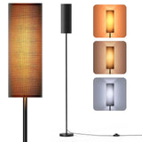 Modern Floor Lamp Standing Tall Light with LEDs Bulb 3 Light Colors Foot Switch for Bedroom Living Room Study Room Office