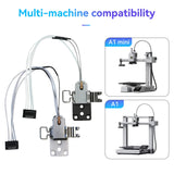 For Bambu Lab A1/A1mini Hotend Heating Assembly High-Temp Resistant Quick ReleaseThermal Insulation Extruder Kit 3DPrinter Parts