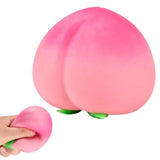 Peach stress-relieving toys – Slow Rising Stress Relief for Kids & Adults, Squeeze Anti-Anxiety Sensory Fidget Toy