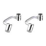 1080° Rotatable Extension Faucet Sprayer Head Universal Faucet-Extender 2 Modes Stainless Steel Bathroom Tap Extend Adapter