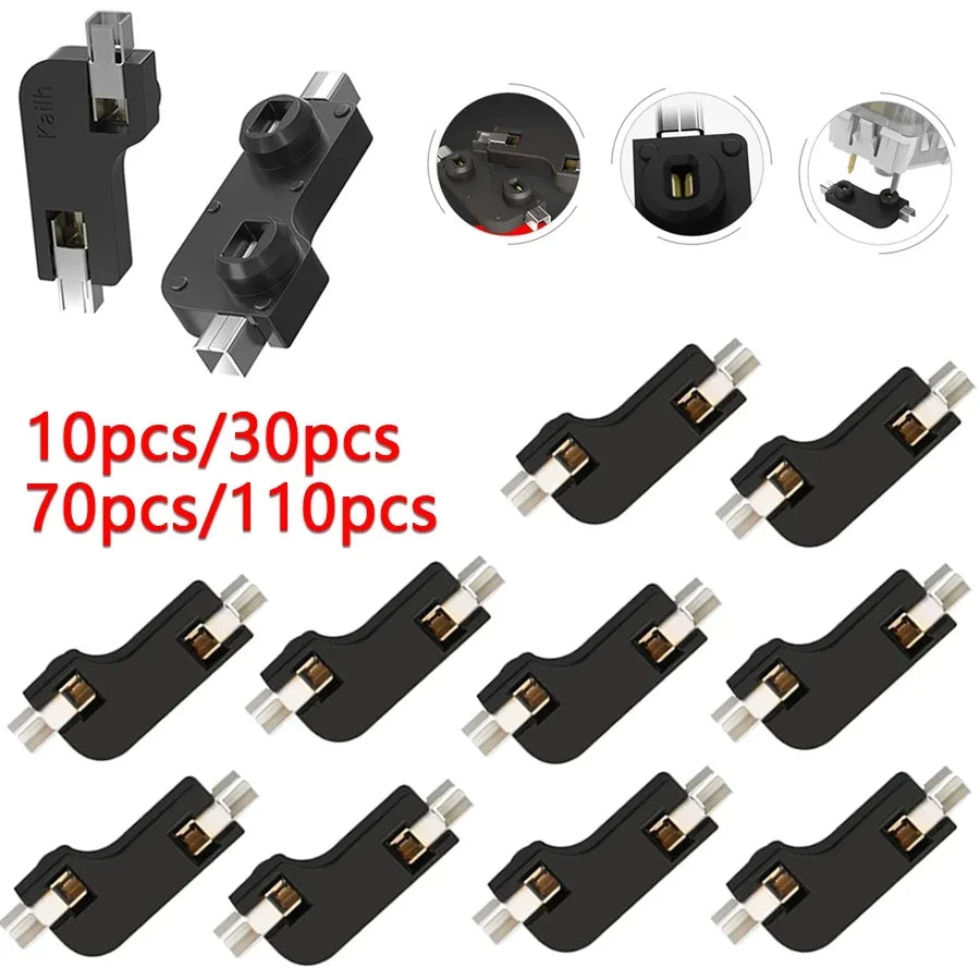 10/30/70/110pcs Kailh Hot-swappable PCB Socket Hot Plug CPG151101S11 For Outemu Cherry MX Switches Keyboard Axis DIY Connector