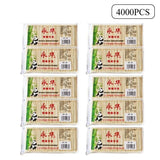 4000 Pcs Multi-purpose Disposable Double-Headed Bamboo Thin Toothpicks for Restaurants Hotels Household Commercial Toothpicks