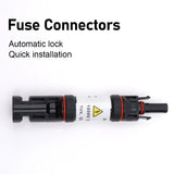 1000V DC 10A 15A 20A Solar Panel Photovoltaic Fuse Connectors For Industrial And Commercial Solar Power Generation