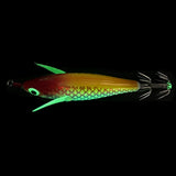 Luminous Squid Hook Squid Fishing Lure with 3D Eyes Cuttlefish Attracting Lure Glow In The Dark Squid Bait for Night Fishing