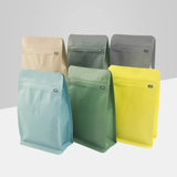 StoBag 20pcs 250g Color Matte Coffee Beans Bag Packaging with Valve Aluminum Sealed for Powder Nuts Storage Reusable Pouches