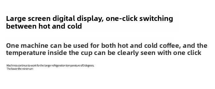 Coffee Cup Cold Brew Coffee Cup Car Hot and Cold Cup Coffee Rapid Cooling