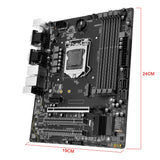 MACHINIST H97M PRO Motherboard Support  LGA 1150 Intel Core I3 I5 I7 E3 CPU DDR3 RAM SATA3.0 USB3.0 NVME NGFF M.2 M-ATX