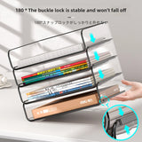 Desk Letter Tray Set, A4 Size Clear PET Stackable Document Organizer Office Desktop File Paper Holder Book Storage Rack.
