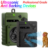 Retail! Ultrasonic Dog Anti Barking Device Waterproof Dog Barking Control Device USB Rechargeable Dog Driving Device Green