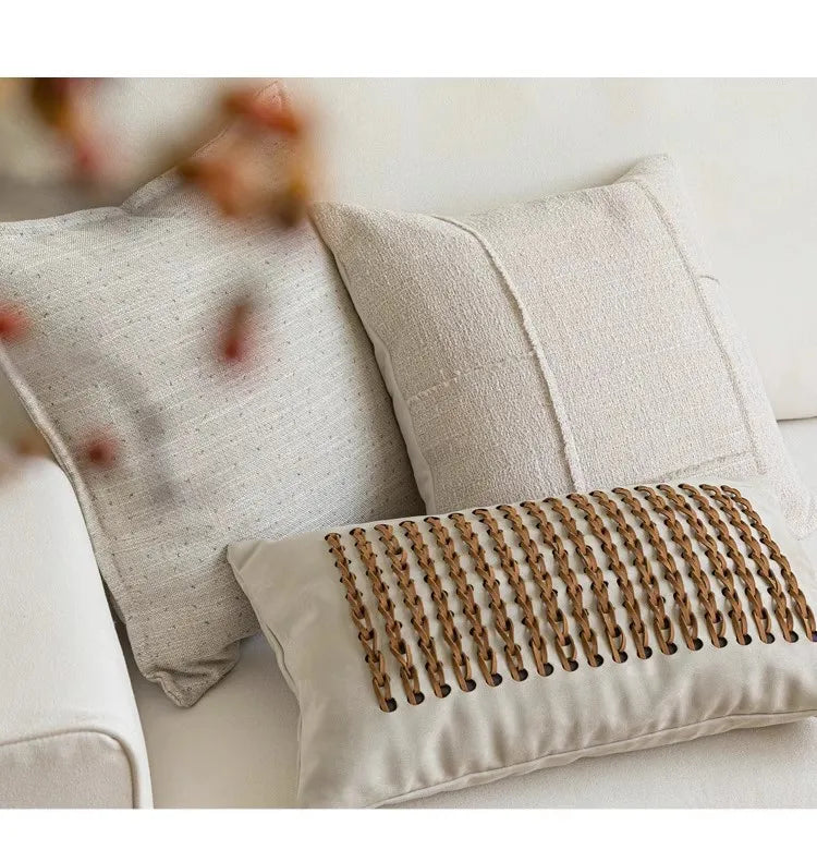 30X50/45X45/50X50CM Luxury Throw Pillow Cover Rice Coffee Stamping Waist Cushion Cover Decor Home Decorative Pillowcase