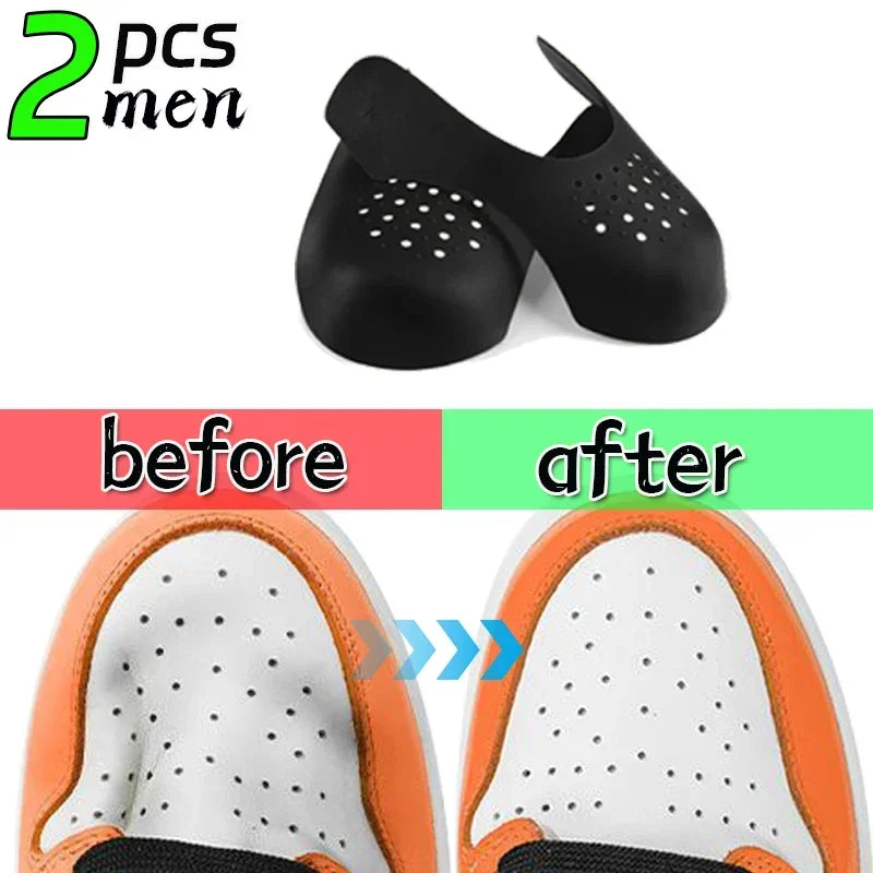 5pairs Crease Protector Shoe Head Stretcher Sneaker Anti Crease Wrinkled Fold Shoe Support Toe Sport Crease Protector Dropship