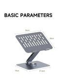 Hagibis Adjustable Aluminum Laptop Stand for Desk with USB C Dock Ergonomic Laptop Riser USB C Hub For Macbook Windows Notebook