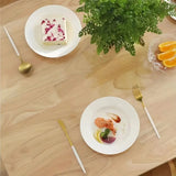 Transparent PVC tablecloth, soft glass crystal table mat, oilproof and waterproof, suitable for coffee table, dining table, desk