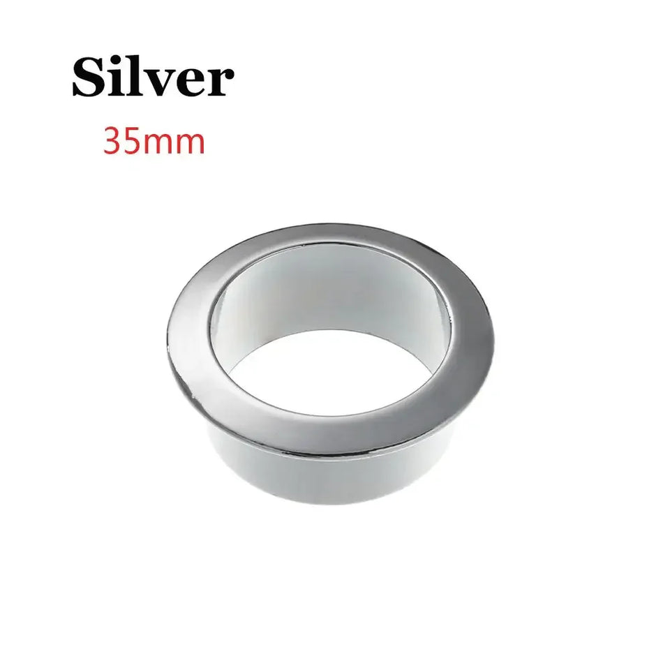 Computer Desk Cable Grommets Wire Hole Cover Cabinet Vent Decorative Ring Cable Outlet Port Furniture Hardware Desk Organizer