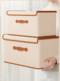 Clothes Storage Box With Lid For Household Use Wardrobe Underwear Storage Box Organizing Boxed Clothes Blankets Storage Basket