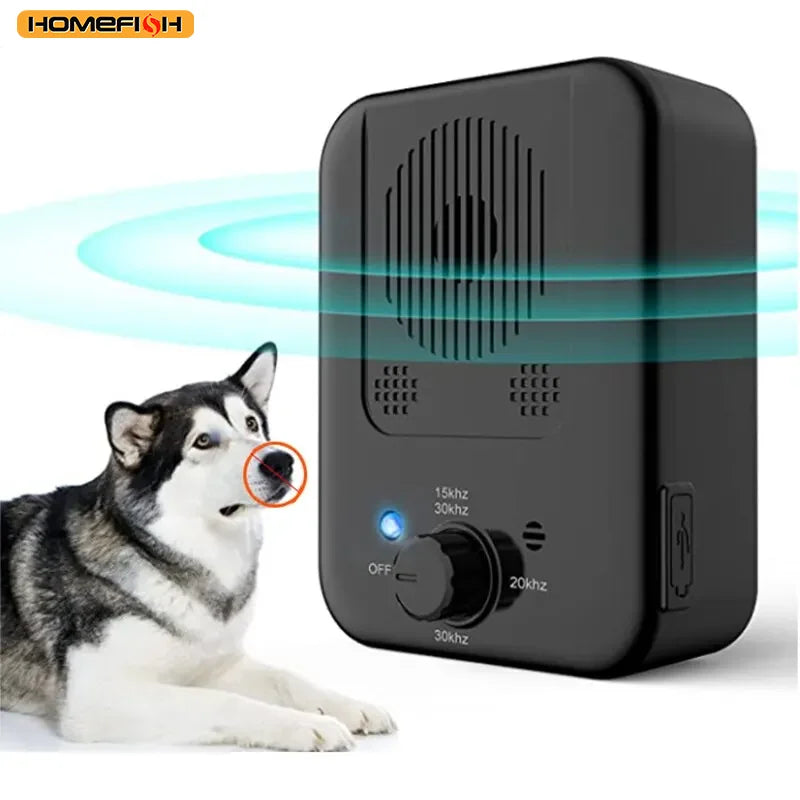 HOMEFISH Ultrasonic Barking Stop Device  Dog Driving Device Noise Prevention Training Device Automatic Dog Barking Stop Device