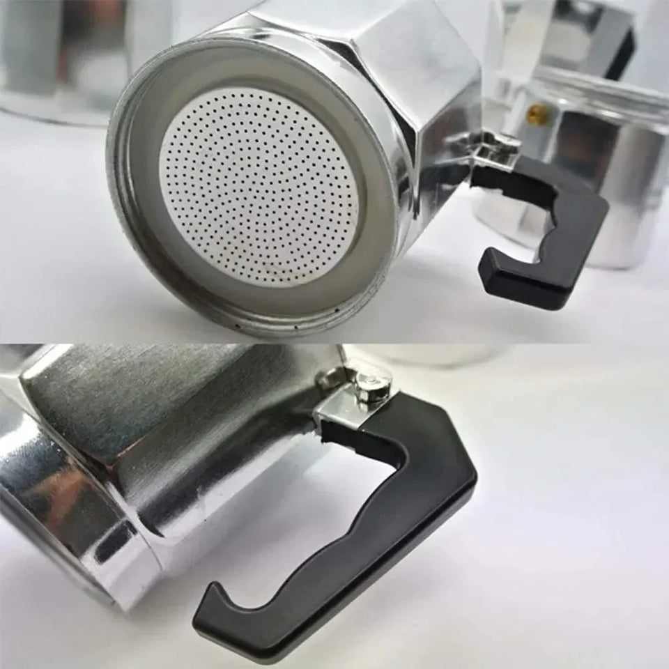 600ML Aluminum Mocha Coffee Pot Espresso Coffee Maker Percolator Tool Home Hand-brewed Octagonal Moka Pot Kitchen Utensils
