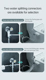 Bidet Attachment Ultra-Slim Toilet Seat Attachment Dual Nozzle Bidet Adjustable Water Pressure Non-Electric Ass Sprayer