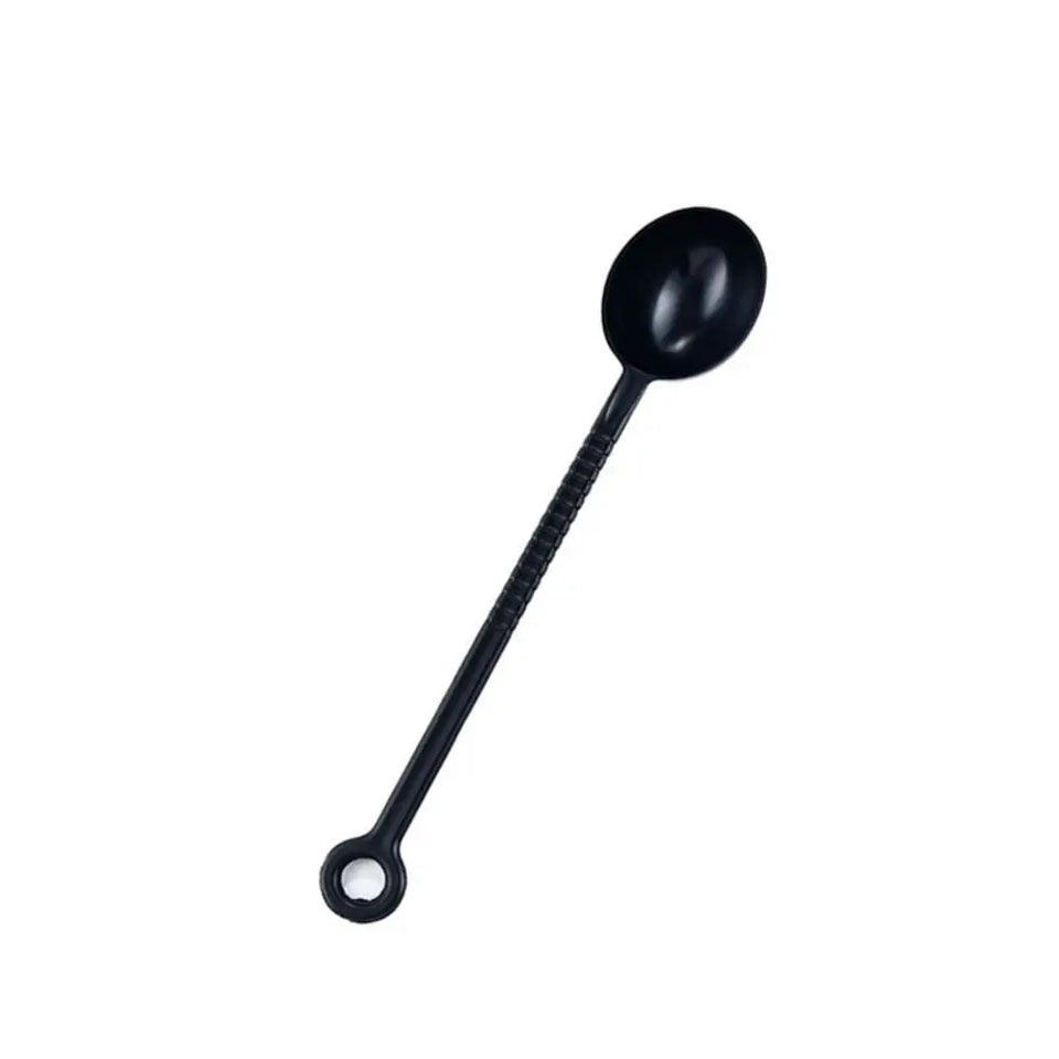 Multipurpose 10g Measuring Spoon Coffee/Black Plastic Coffee Scoop Hangable Non-slip Long Handle Sugar Scoop Milk Tea Shop