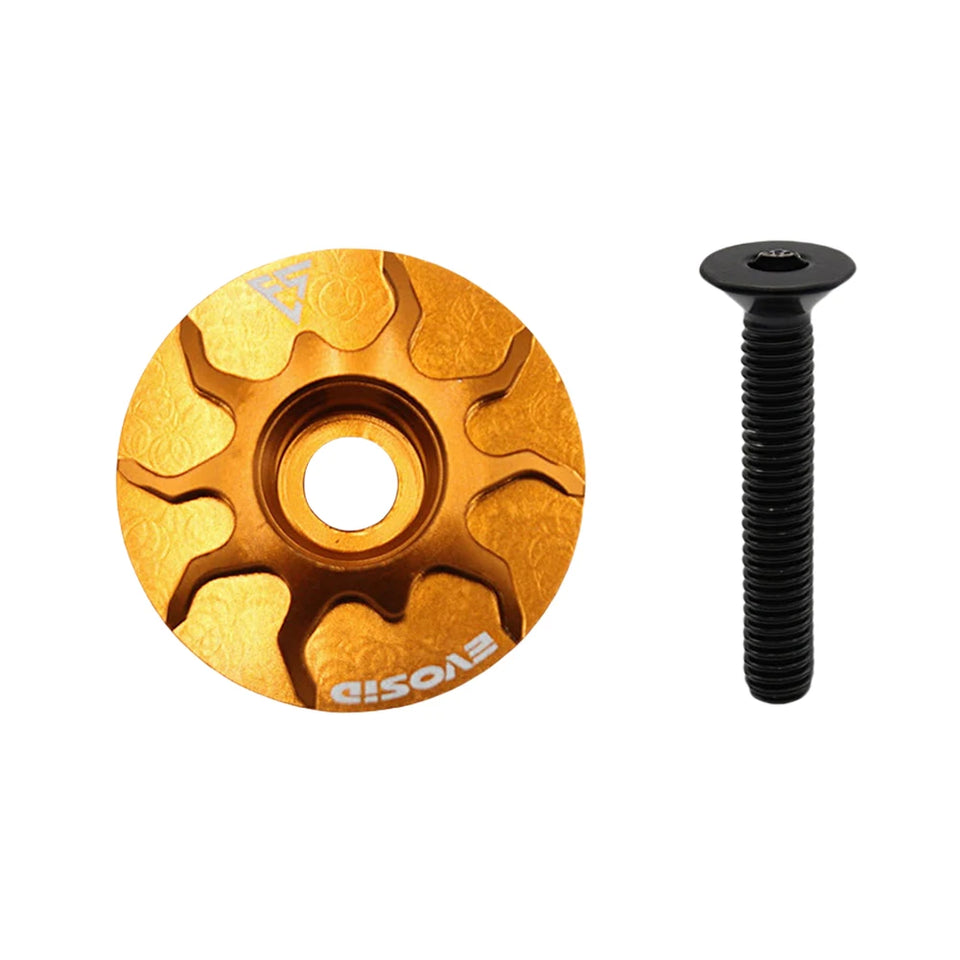 MTB Road Bike Stem Headset Top Cap Cover Aluminium Alloy Bike Headset Cover for Fork Head Tube Cycling Accessories