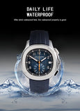 New Arrivals Specht&Sohne Brand Men Quartz Watches 40MM Rose Gold Stainless Steel  Male Functional 5167 Sports Wristwatch 5Bar