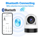 Tuya WiFi Camera 1080P HD Indoor Security Monitor Smart Life APP Real-time Surveillance Camera Supports Two-way Voice Intercom