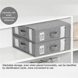 Foldable Closet Storage Bins Air And Dust Resistant Folding Bed Linen Organizer Window Clothes And Sheets Storage Box