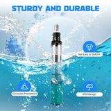 24V 320W Deep Well Pump High Lift Deep Well Pump DC Screw Submersible Pump Agricultural Irrigation Garden Home